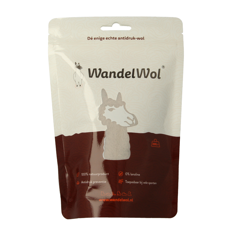 Wandelwol Antidruk-wol lanolinevrij