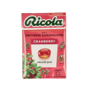 Ricola Cranberry suikervrij doosje