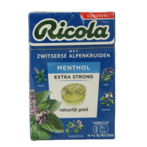 Ricola Menthol extra strong suikervrij