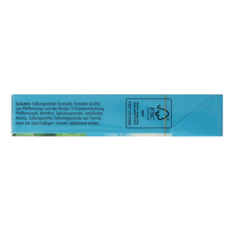 Ricola Fresh mint suikervrij doosje - Afbeelding 2