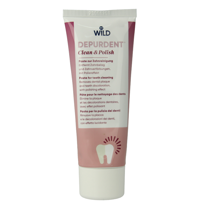 Wild Depurdent clean & polish whitening tandpasta