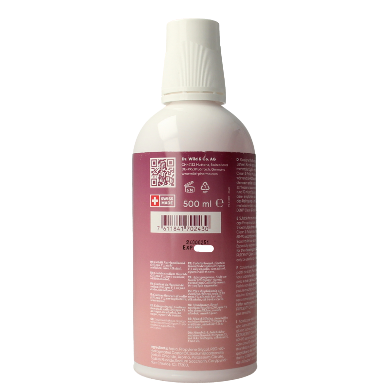 Wild Depurdent clean & polish mondwater - Afbeelding 3