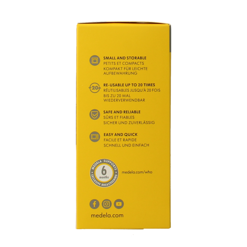 Medela Quick clean magnetronsterilisatiezakken - Afbeelding 2