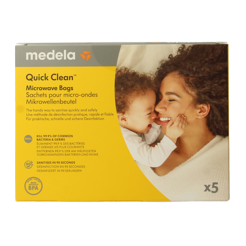 Medela Quick clean magnetronsterilisatiezakken - Afbeelding 3