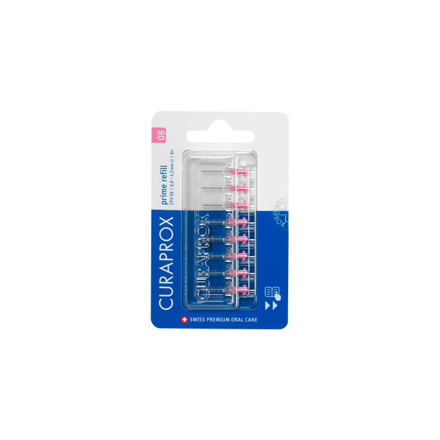 Curaprox CPS 08 prime refill ragers 8x