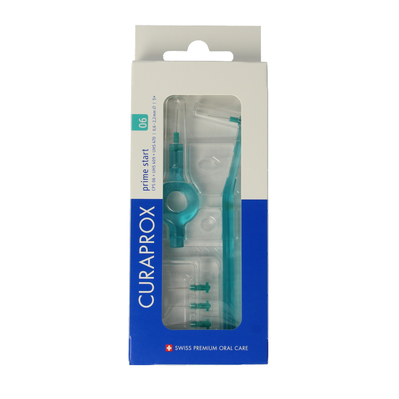Curaprox CPS 06 prime start rager set turquoise 2.2 mm