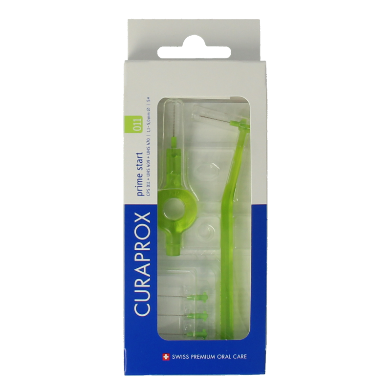 Curaprox Prime start rager 11 licht groen 5.0 mm