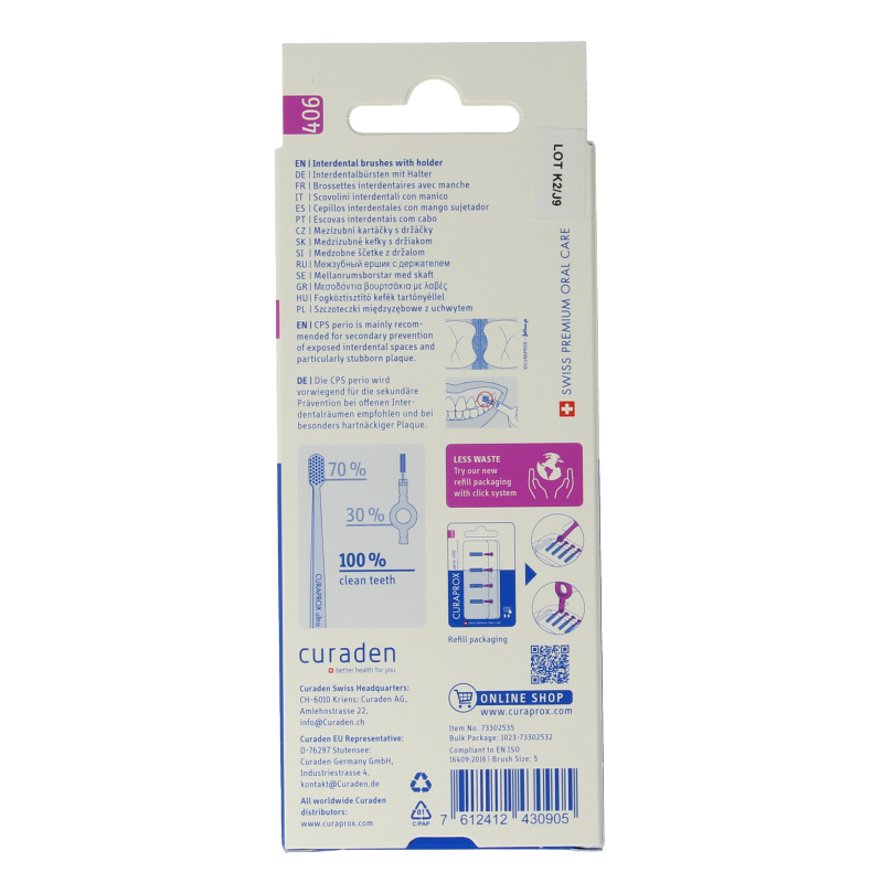 Curaprox Perio start 406 fuchsia - Afbeelding 2