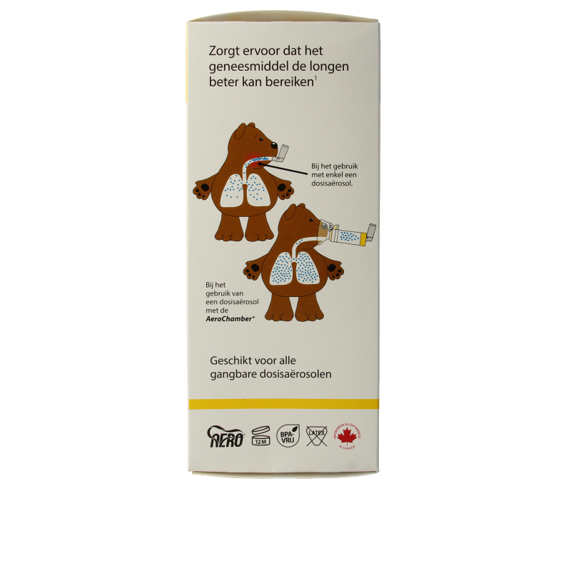 Diversen Aerochamber flow VU mask 1-4 jaar - Afbeelding 2