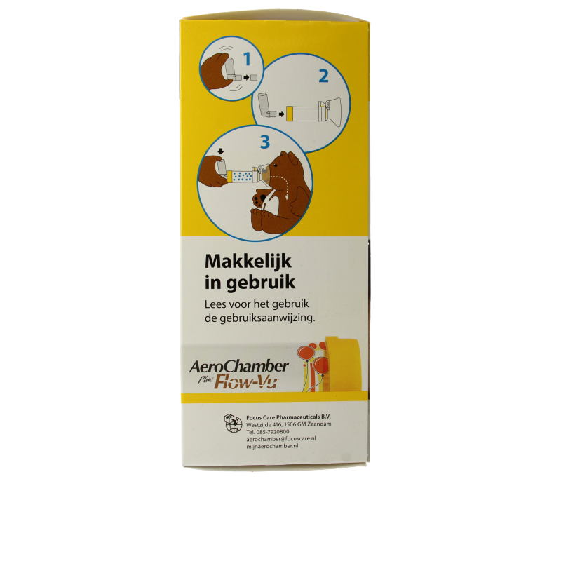 Diversen Aerochamber flow VU mask 1-4 jaar - Afbeelding 4