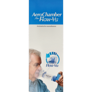 Diversen Aerochamber plus flower VU+ volwassen masker