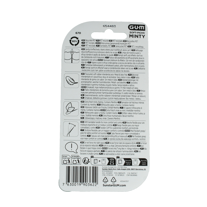 GUM Soft-Picks comfort flex mint medium - Afbeelding 2