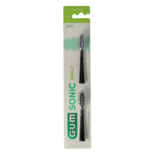 GUM Sonic opzetborstel soft zwart