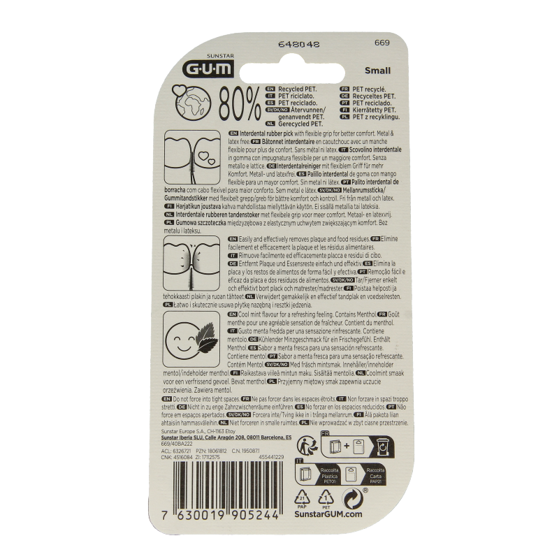 GUM Soft picks comfort flex mint small - Afbeelding 2