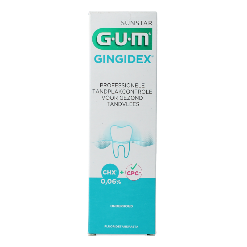 GUM Gingidex tandpasta tube