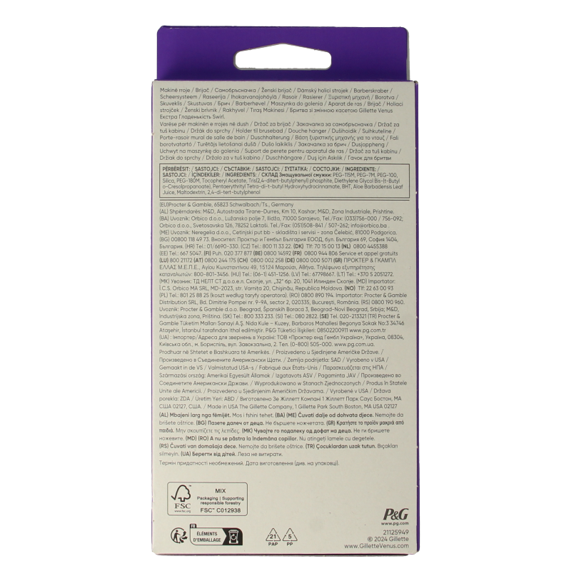 Gillette Venus deluxe smooth swirl razor - Afbeelding 2