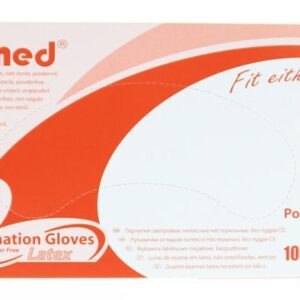 Romed Latex handschoen niet steriel poedervrij S