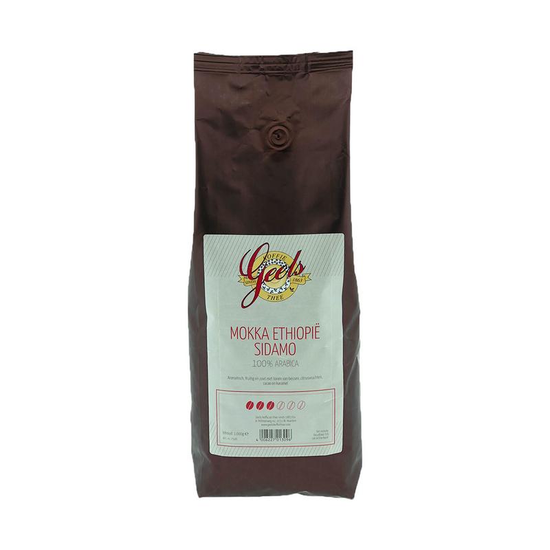 Geels Mokka Ehtiopia sidamo bonen