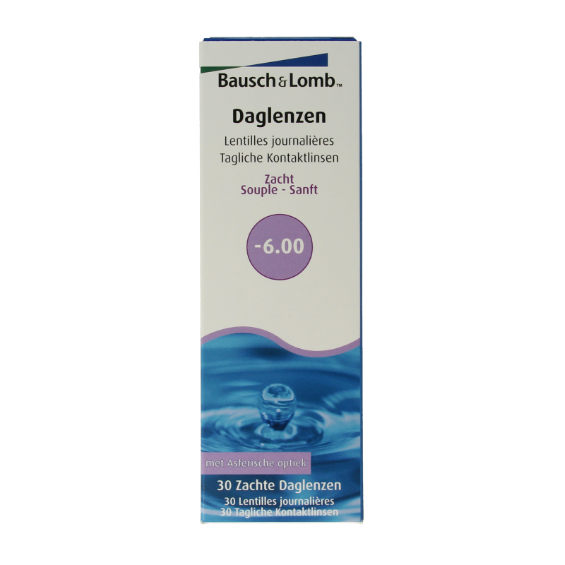Bausch & Lomb Daglenzen -6.00