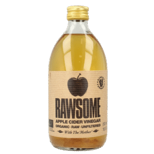 Rawsome Appelazijn (gember & curcuma) with the mother bio