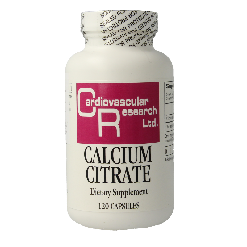 Cardio Vasc Res Calcium citraat 165mg