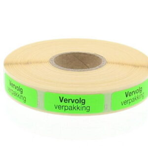 Blockland Strooketiket vervolg verpakking 30 x 10mm
