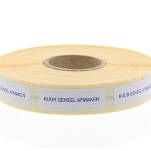 Blockland Strooketiket kuur geheel afmaken 30 x 7mm