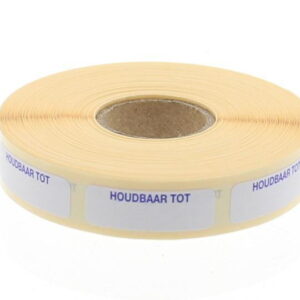 Blockland Strooketiket houdbaar tot 30 x 10mm