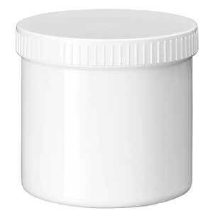 Blockland Zalfpot wit PP plastobel gedopt 500ml