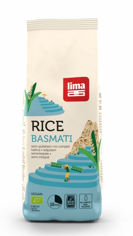 Lima Rijst basmati halfvolkoren bio