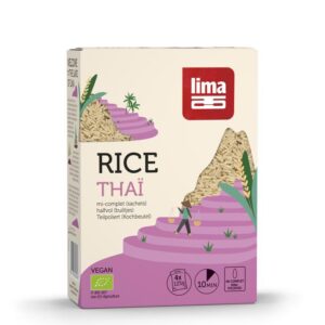 Lima Rijst thai halfvol builtjes 4 x 125 gram bio