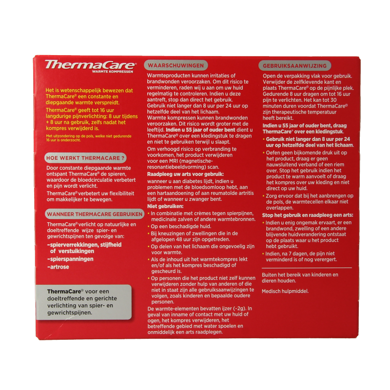 Thermacare Warmte kompres nek, schouder, pols - Afbeelding 5