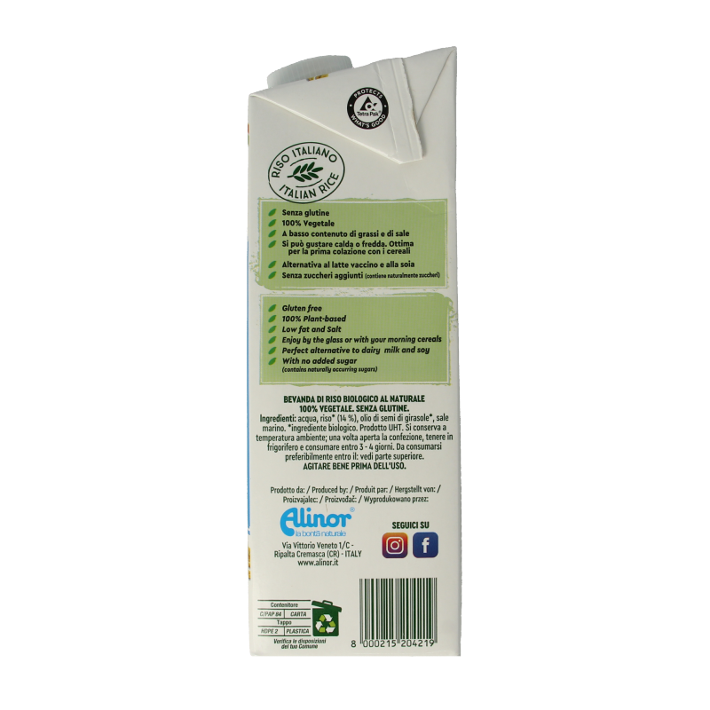 Vitariz Rice drink natural bio - Afbeelding 4