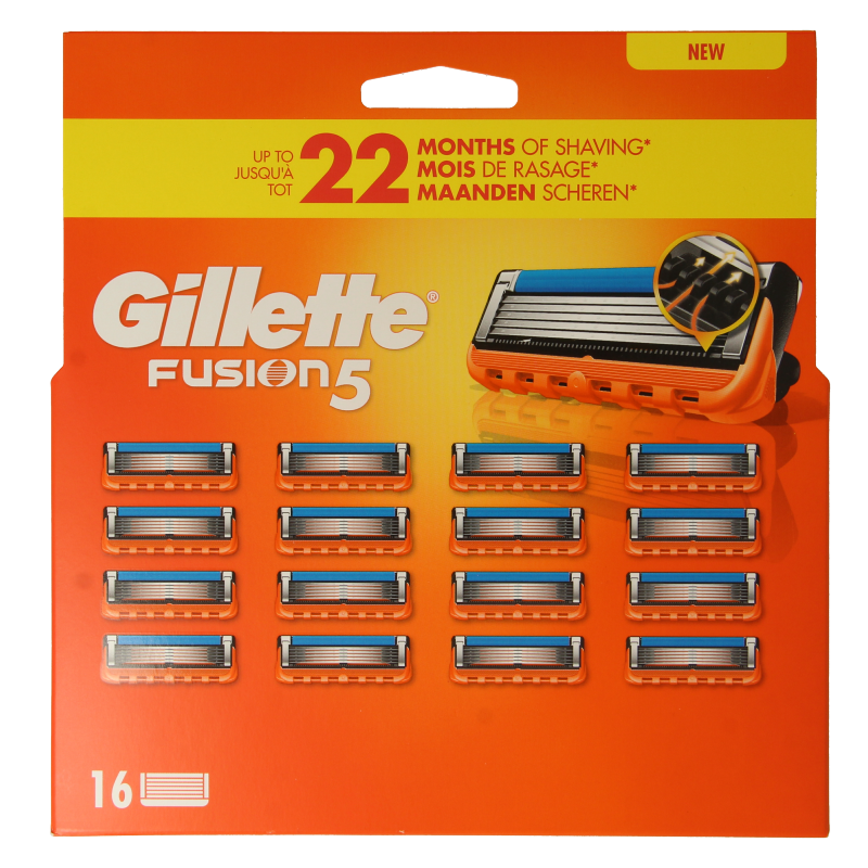 Gillette Fusion manual blades