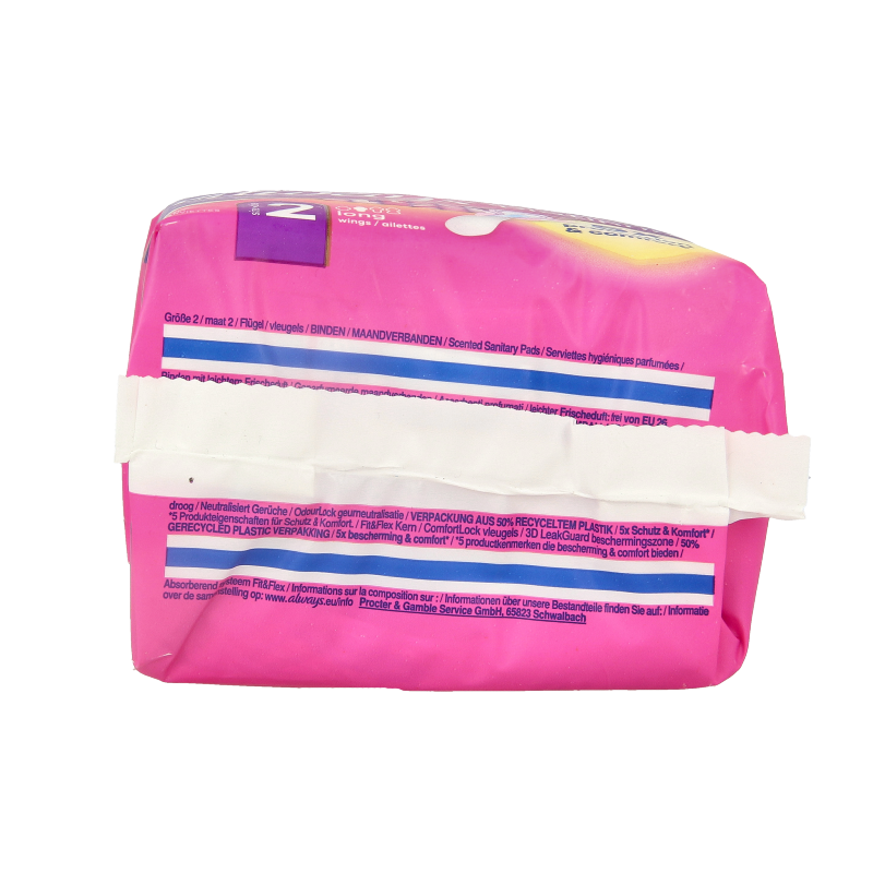 Always Maandverband platinum long vleugels mt 2 - Afbeelding 6