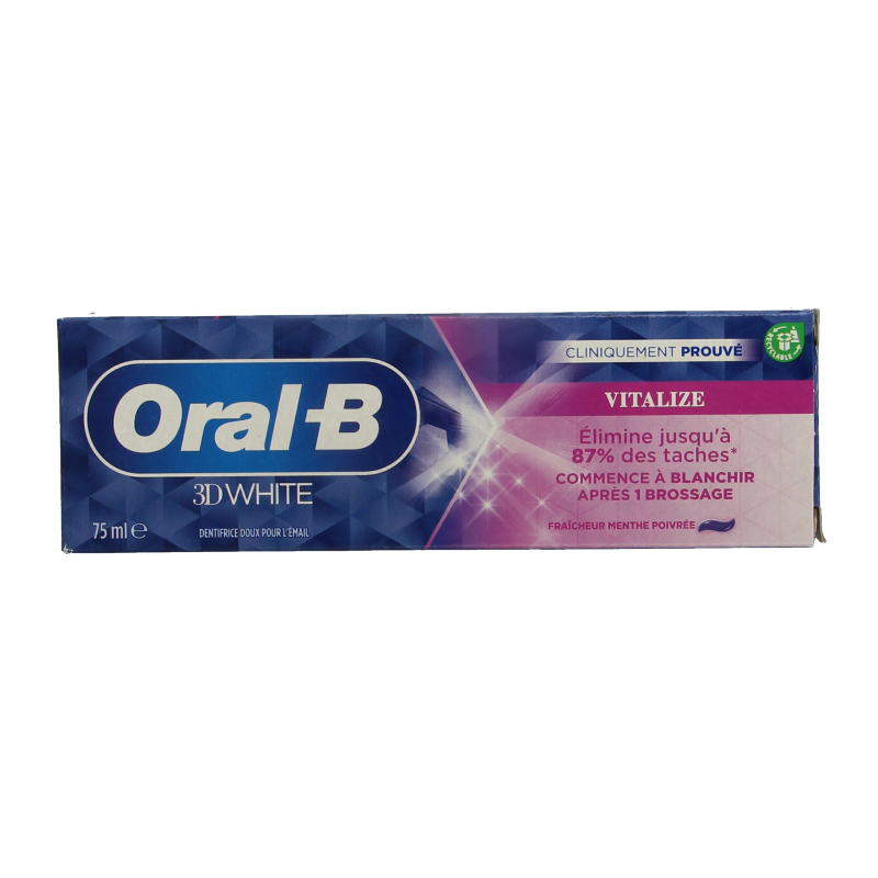 Oral B Tandpasta 3D white vitalize - Afbeelding 4