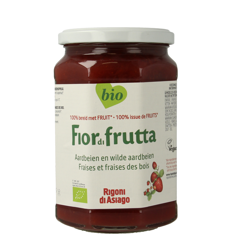 Fiordifrutta Aardbei & wilde aardbei jam bio