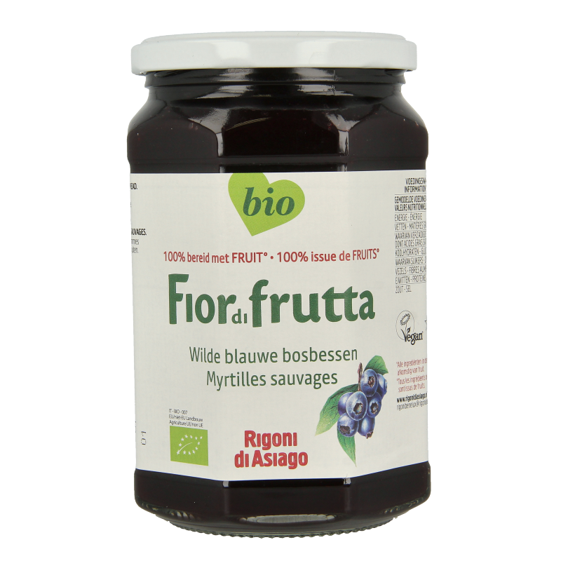 Fiordifrutta Wilde blauwe bosbessen jam bio
