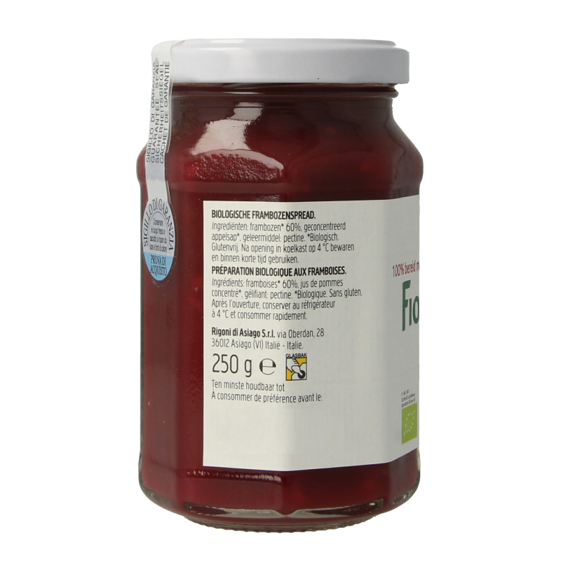 Fiordifrutta Frambozenjam bio - Afbeelding 2