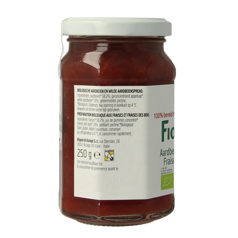 Fiordifrutta Aardbeienjam bio - Afbeelding 2