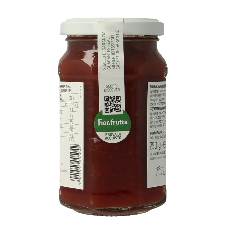 Fiordifrutta Aardbeienjam bio - Afbeelding 3