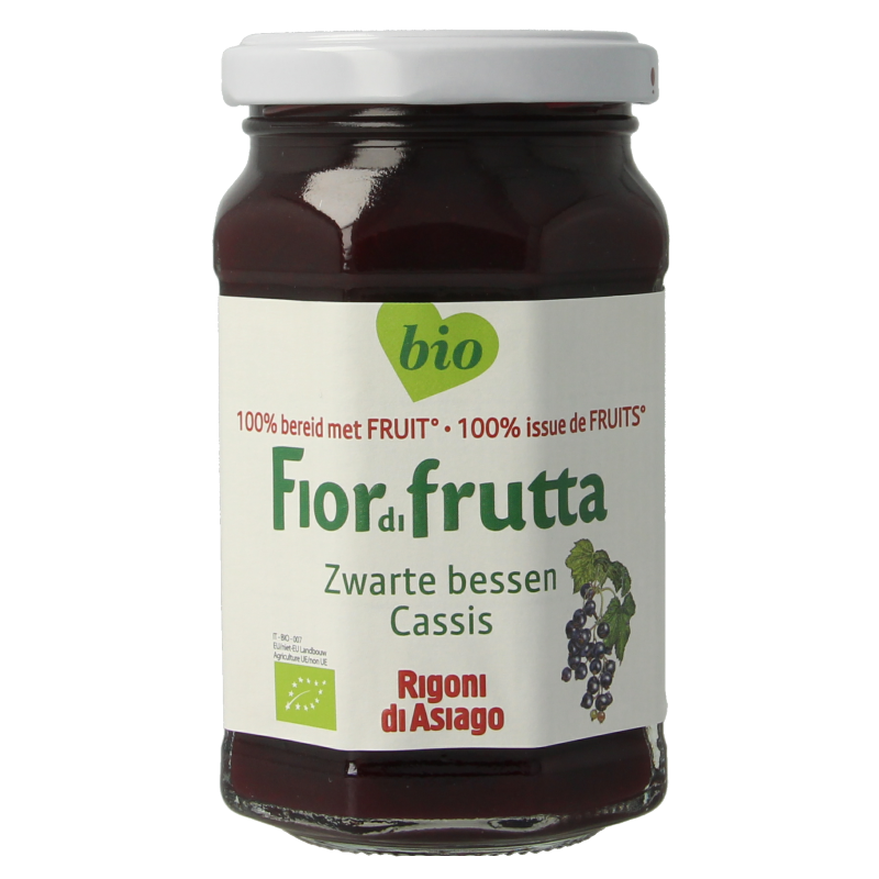 Fiordifrutta Zwarte bessenjam bio