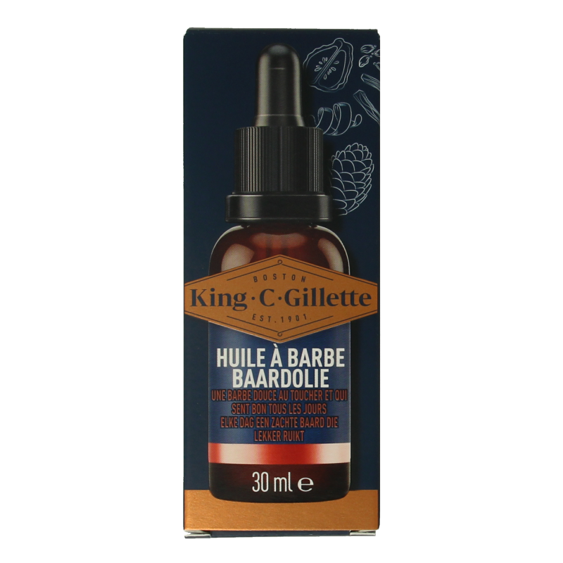 Gillette King c beard oil