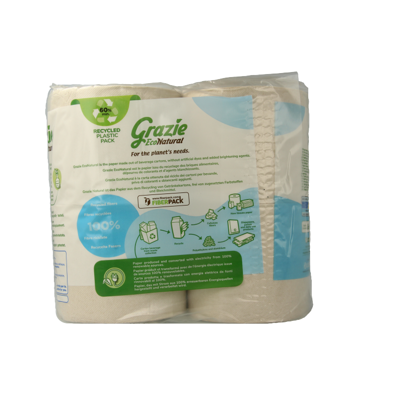 Grazie Natural Toiletpapier 3-laags - Afbeelding 3