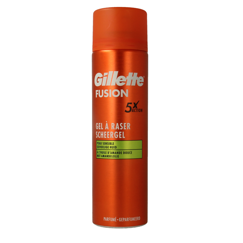 Gillette Fusion shaving gel sensitive