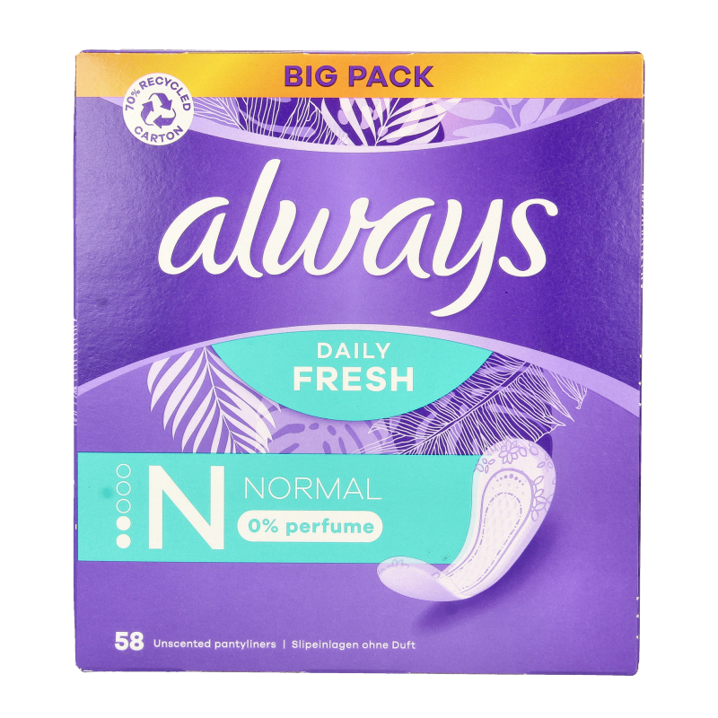 Always Inlegkruisjes daily fresh normaal