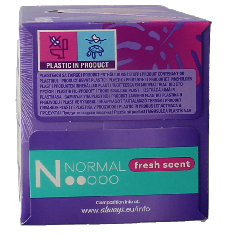 Always Inlegkruisjes daily fresh normaal & scent - Afbeelding 3