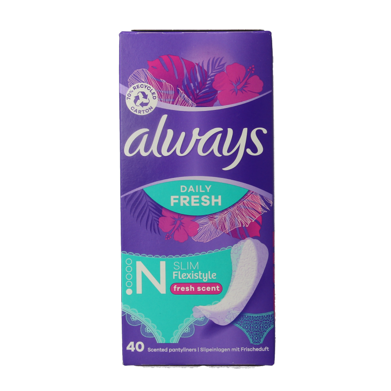 Always Inlegkruisjes daily protect fresh & scent