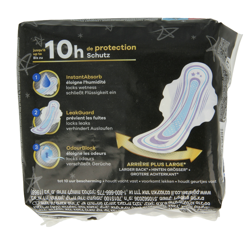 Always Maandverband ultra secure nacht - Afbeelding 3