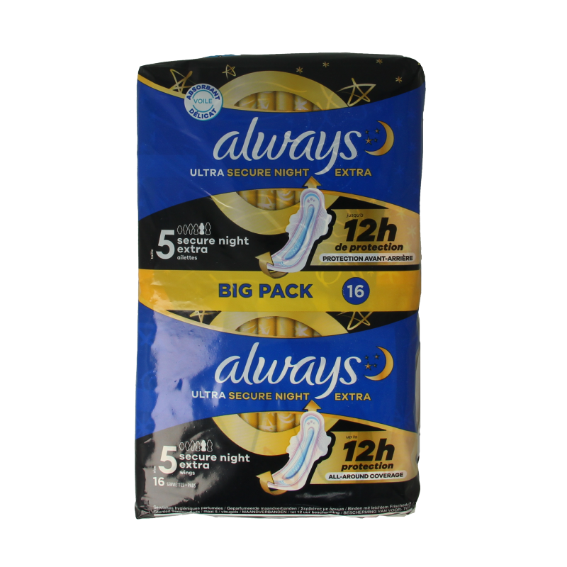 Always Maandverband ultra secure night